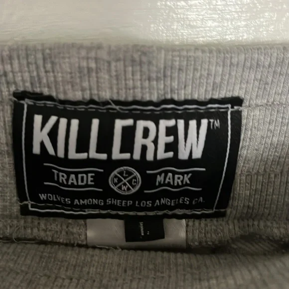 Kill Crew Gray Men's Jogger Pants - Picture 5 of 6
